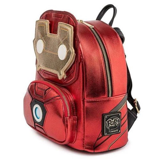 LOUNGEFLY MARVEL IRONMAN LIGHT-UP MINI BACKPACK