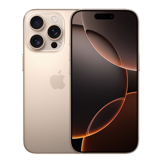 Apple iPhone 16 Pro, 6.3", 8GB/256GB, iOS 18, Desert Titanium, mynk3sx/a