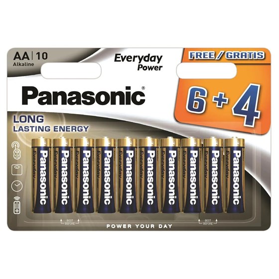 PANASONIC baterije AA LR6EPS/10BW 6+4F P/N:LR6EPS/10BW 6+4F Cirque 