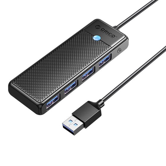 Orico USB A Hub, 4x USB A 3.0, PAPW4A-U3-015-BKEPIP