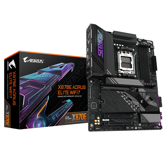 Matična ploča Gigabyte X870 AORUS ELITE WiFi 7, AMD X870, Socket AM5, ATX, DDR5