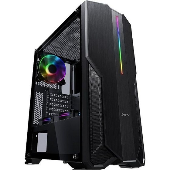 Kućište MS Fighter V310, Midi tower, bez napajanja, ATX, crno