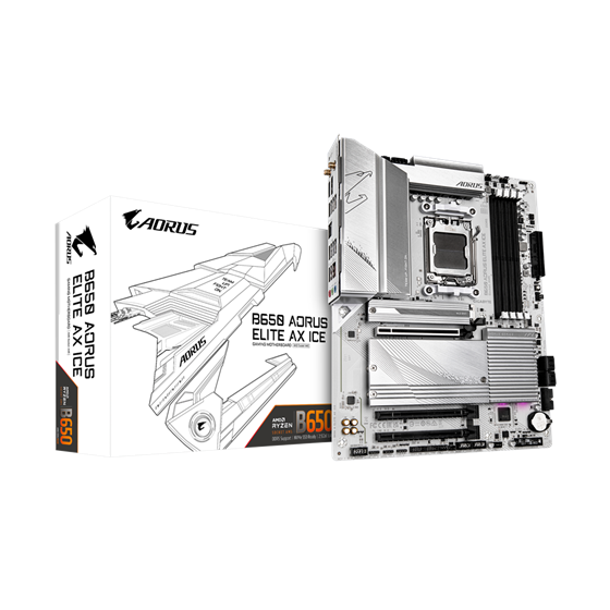 Matična ploča Gigabyte B650 AORUS ELITE AX ICE, AMD B650, AM5, ATX, DDR5