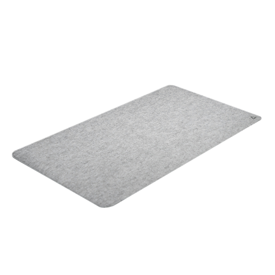 DeltaHub Podloga za miš Minimalistic Desk Mat Felt  Light Grey - L