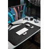 DeltaHub Podloga za miš Minimalistic Desk Mat Felt  Dark Grey - L