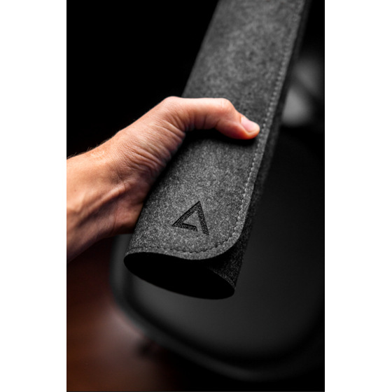 DeltaHub Podloga za miš Minimalistic Desk Mat Felt  Dark Grey - L