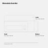 DeltaHub Podloga za miš Minimalistic Desk Mat Felt  Dark Grey - L
