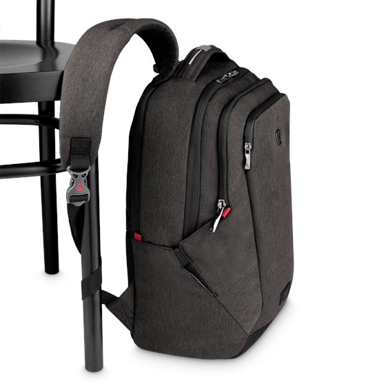 Ruksak za laptope do 16" Wenger MX Professional, tamno sivi