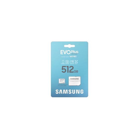 Memorija microSDXC 512GB Samsung EVO PLUS microSDXC UHS-I U3 + Adapter, MB-MC512SA/EU
