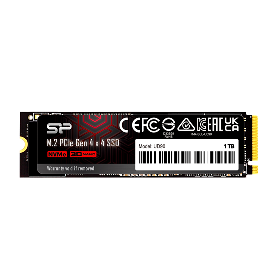 SSD 1TB Silicon Power UD90, M.2 NVMe, PCIe Gen4x4, 5000/4800 MB/s, SP01KGBP44UD9005