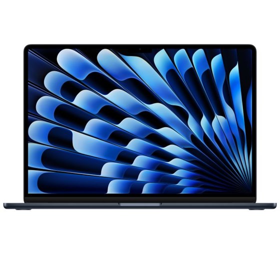 Apple MacBook Air, 15.3", M3 chip with 8-core CPU and 10-core GPU, 16GB, 512GB SSD - Midnight 