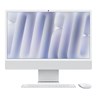 Apple 24-inch iMac with Retina 4.5K display, Apple M4 chip with 10-core CPU and 10-core GPU, 24GB, 512GB SSD - Silver