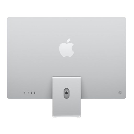 Apple 24-inch iMac with Retina 4.5K display, Apple M4 chip with 10-core CPU and 10-core GPU, 24GB, 512GB SSD - Silver
