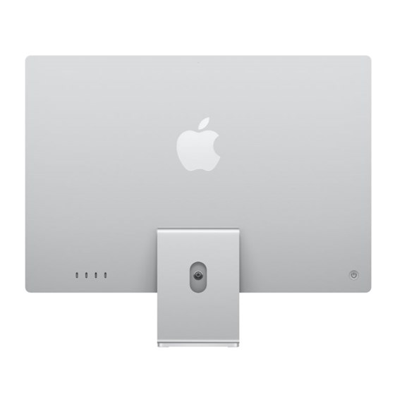 Apple 24-inch iMac with Retina 4.5K display, Nano-texture glass, Apple M4 chip with 10-core CPU and 10-core GPU, 256GB SSD, 16GB - Silver