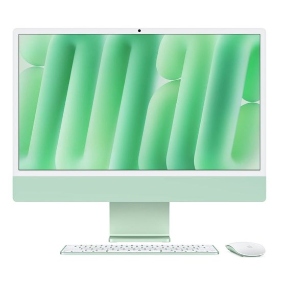 Apple 24-inch iMac with Retina 4.5K display, Apple M4 chip with 10-core CPU and 10-core GPU, 16GB, 512GB SSD - Green