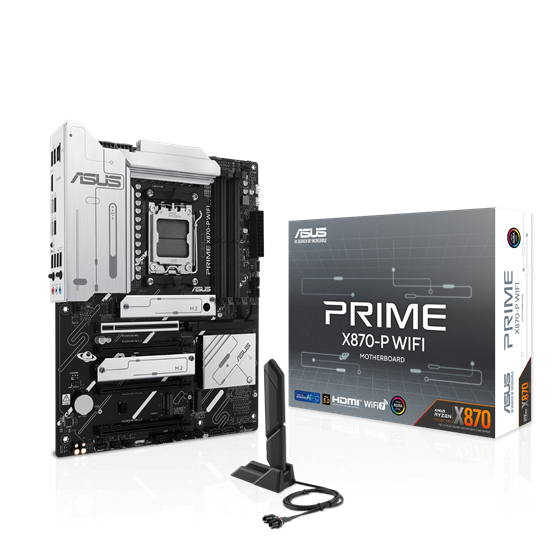Matična ploča Asus X870-P PRIME WIFI, AMD X870, Socket AM5, ATX, DDR5
