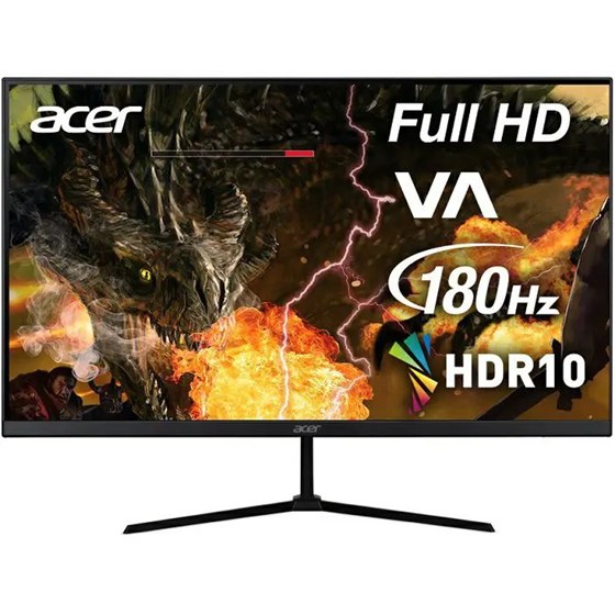 Monitor Acer Nitro QG270S3bipx, UM.HQ0EE.304, 27" FHD, 180Hz, VA, AMD FreeSync Premium, 1ms, HDR10, HDMI, Display Port