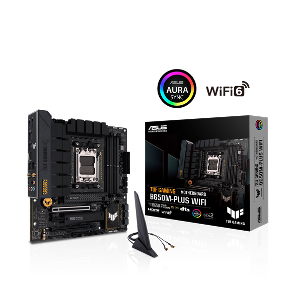 Matična ploča Asus TUF GAMING B650M-PLUS WIFI, AMD B650, Socket AM5, mATX, DDR5