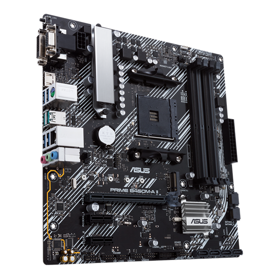 Matična ploča Asus, B450M-A II, AMD B450, Socket AM4, mATX, DDR4