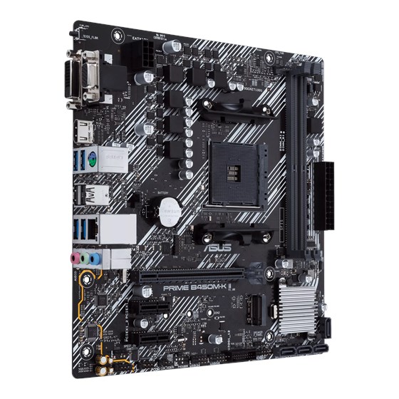 Matična ploča Asus, B450M-K II, AMD B450, Socket AM4, mATX, DDR4