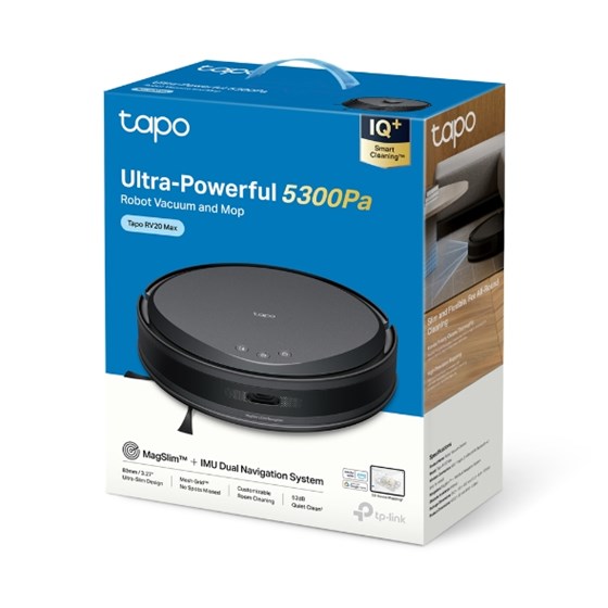 TP-Link Tapo RV20 Max robotski usisavač - crni