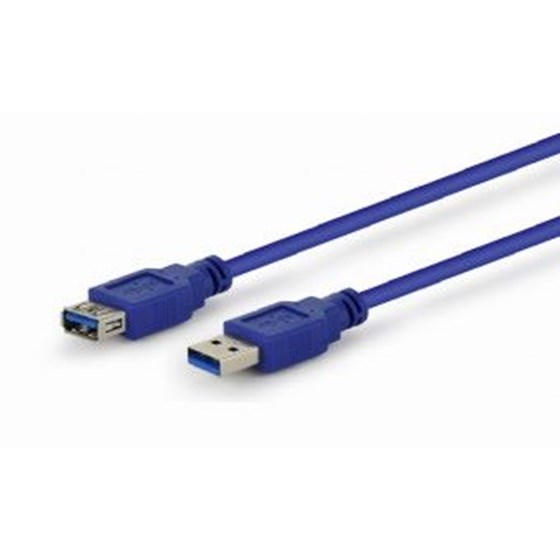 Kabel USB 3.0 M - USB 3.0 F 3m plavi Gembird  P/N: CCP-USB3-AMAF-10 