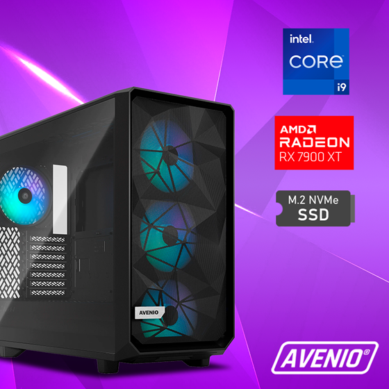 Avenio Prodigy Intel Core i9 14900K 3.20 - 6.00GHz 64GB 2TB m.2 NVMe W11P AMD Radeon RX 7900 XTX 24GB GDDR6 P/N: 02242327