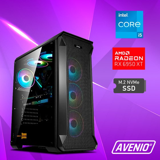 Avenio Prodigy Intel Core i5 14600KF 5.30GHz 32GB 1TB SSD NVMe W11P AMD Radeon RX 6950 XT 16GB GDDR6 P/N: 02242750