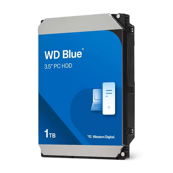 HDD 1TB WD Blue 3.5",  SATA 6Gb/s, 7200rpm, 64MB cache,  WD10EZEX