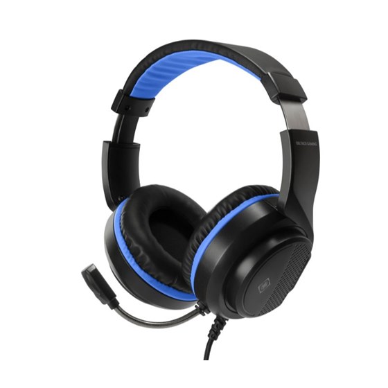 Slušalice DELTACO GAMING Headset for Sony Playstation 5, 2m cable, 40mm element, black / blue