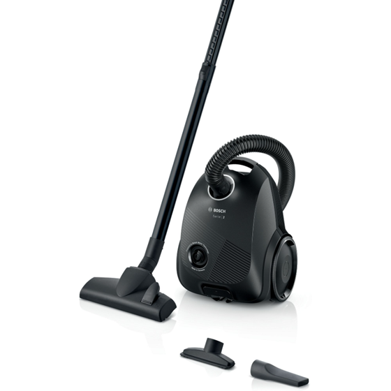 Bosch BGBS2LB1, Usisavač s vrećicom, Crna