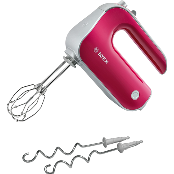 Bosch MFQ40304, Ručni mikser, Styline Colour, 500 W, Crvena, Srebrna