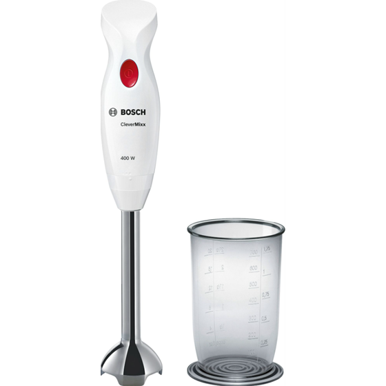 Bosch MSM24100, Štapni mikser, CleverMixx, 400 W, Bijela, crvena