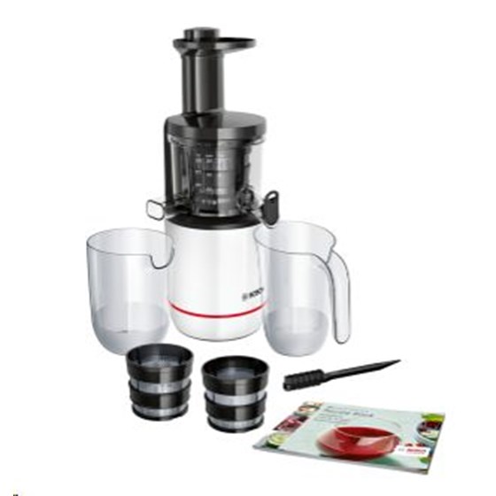 Bosch MESM500W, Sokovnik za hladno prešanje, VitaExtract, 150 W, Bijela, Crna