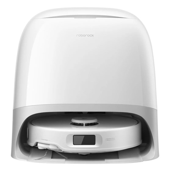 Roborock Qrevo Curv 5A1 robotski usisavač sa samopražnjenom stanicom, bijela