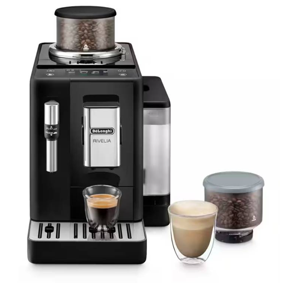 DeLonghi aparat za kavu Rivelia EXAM440.35.B 19 bara TFT zaslon u boji od 3,5", Charcoal Black  