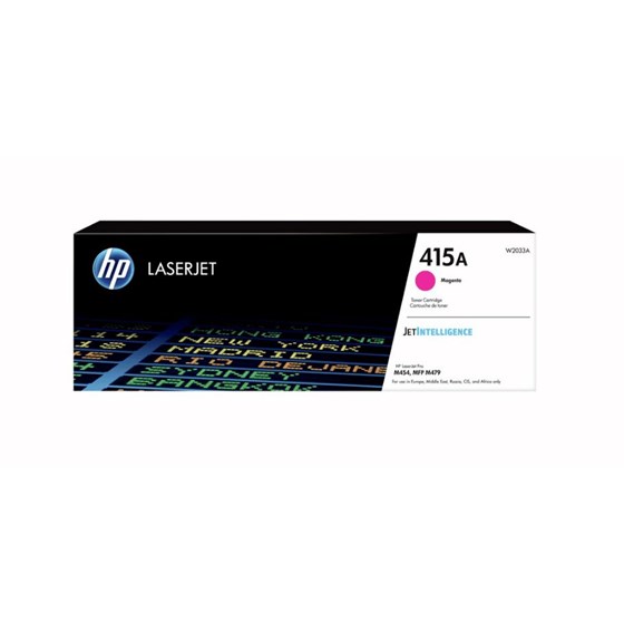 Toner HP Color LaserJet 415A Magenta P/N: W2033A 