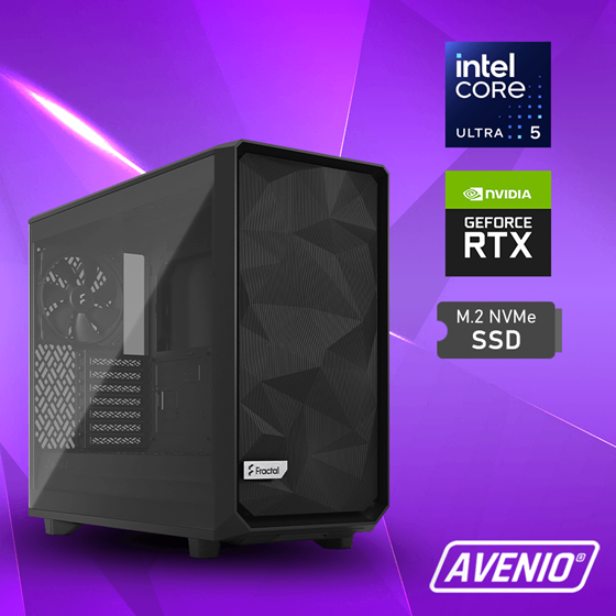 Avenio ProWS Intel Core Ultra 5 245K 5.20GHz 32GB DDR5 1TB M.2 NVMe W11P nVidia RTX 4060 Ti 16GB GDDR6 P/N: 02242997