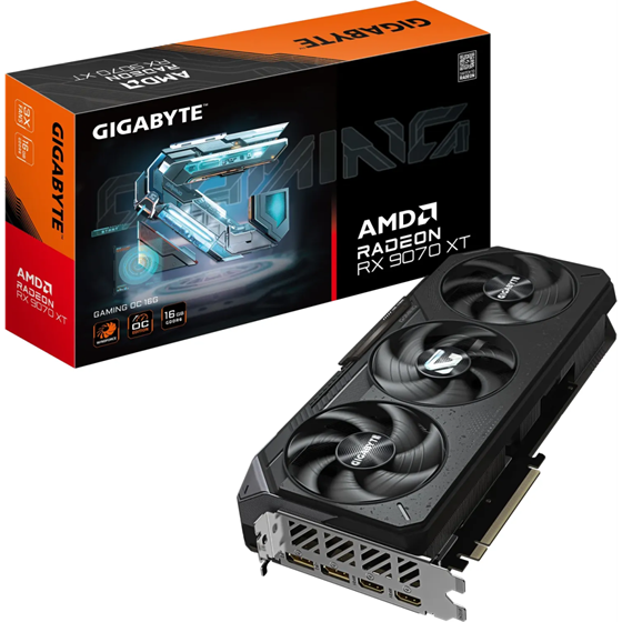 Grafička kartica Gigabyte, AMD Radeon RX 9070 XT GAMING OC 16G, 16GB GDDR6, 2x HDMI, 2x DisplayPort