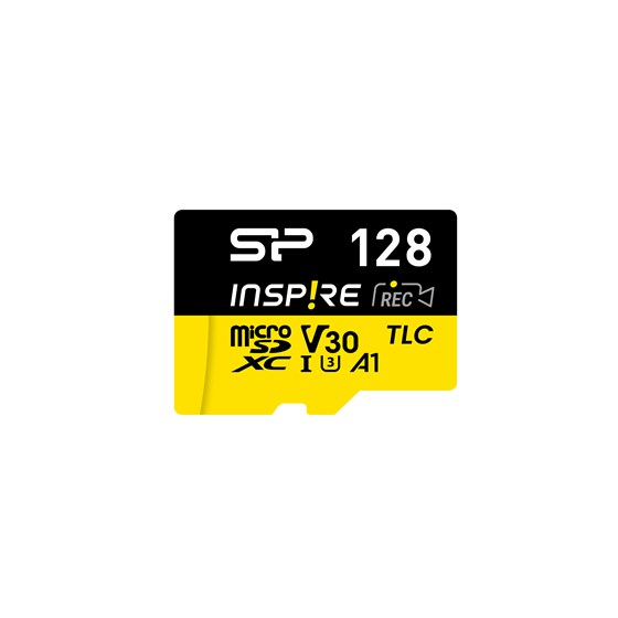 Memorija SD Micro Card, 128GB Silicon Power, A1 V30 UHS-I Inspire + adapter SD, SP128GBSTXLV3V1NSP
