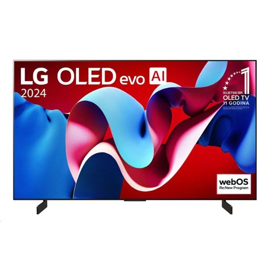 TV LG OLED42C41LA , 42" 4K UHD, OLED, Smart TV, OLED42C41LA