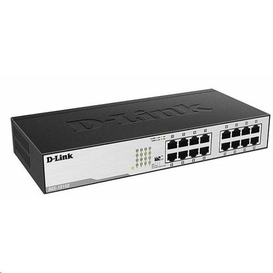 D-Link DGS-1016D/E, 16-Port Gigabit Unmanaged Desktop Switch