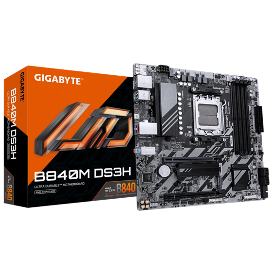 Matična ploča Gigabyte B840M DS3H, AMD B840, AM5, mATX, DDR5 