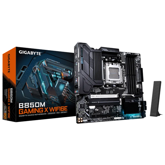 Matična ploča Gigabyte B850 GAMING X WIFI6E, AMD B850, Socket AM5, mATX, DDR5