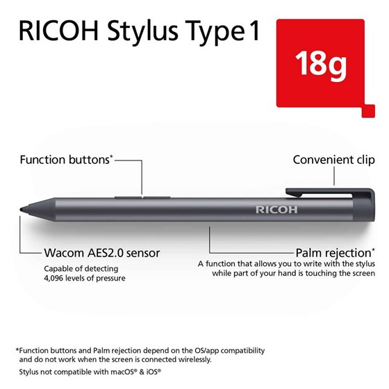 RICOH Monitor Stylus Pen Type 1, 514913