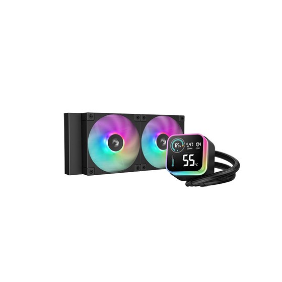 Vodeno Hlađenje DeepCool LQ240, 240mm, LCD, ARGB, black