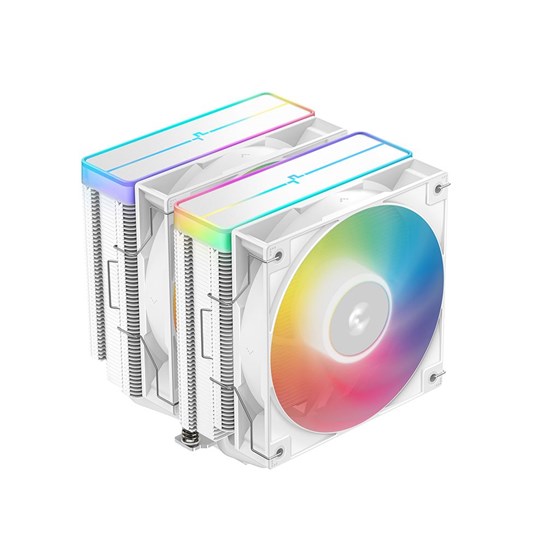 Hladnjak DeepCool AG620 WH ARGB V2, 2x 120 mm, White
