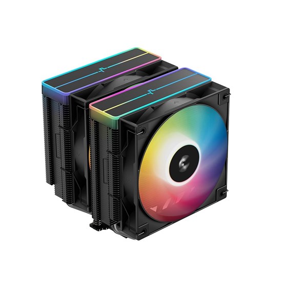 Hladnjak DeepCool AG620 BK ARGB V2, 2x 120 mm, Black