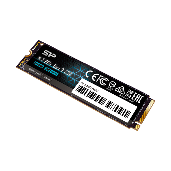 SSD 256GB Silicon Power A60, M.2 PCIe Gen3x4 NVMe, 2100/1200 MB/s, SP256GBP34A60M28