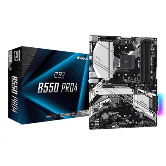 Matična ploča ASRock, B550 Pro4, AMD B550, Socket AM4, ATX, DDR4